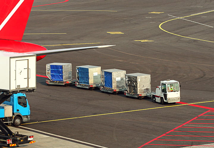 Trelleborg GSE Baggage Tow Tractor