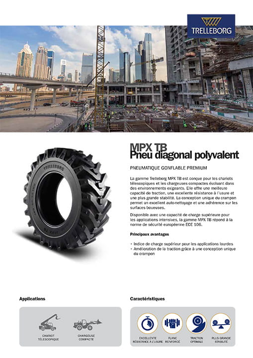 Trelleborg MPX FR-cover